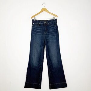 J. Crew Dark Blue Wide Leg Jeans